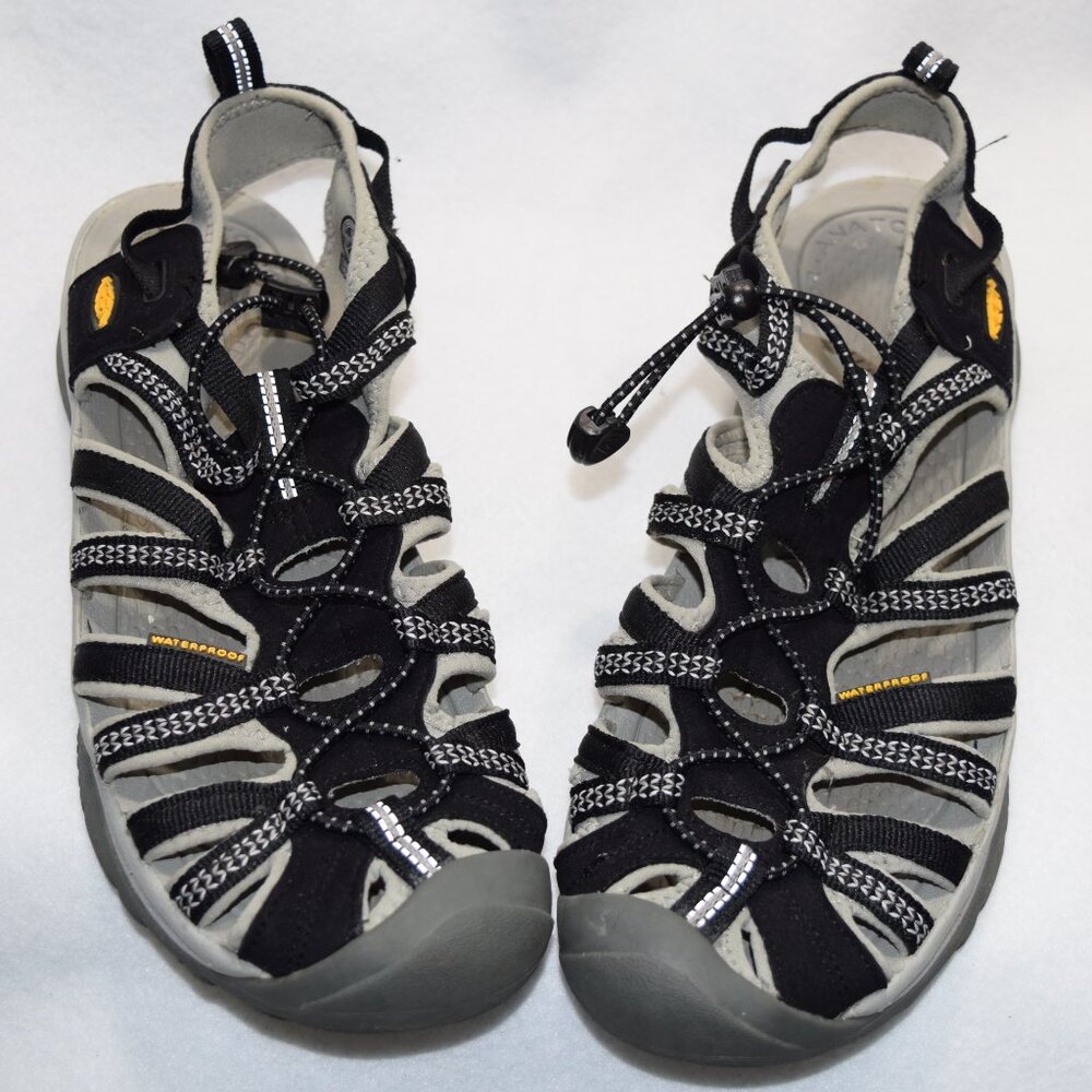Keen Men's Black and Gray Outdoor Water-Ready Sandals